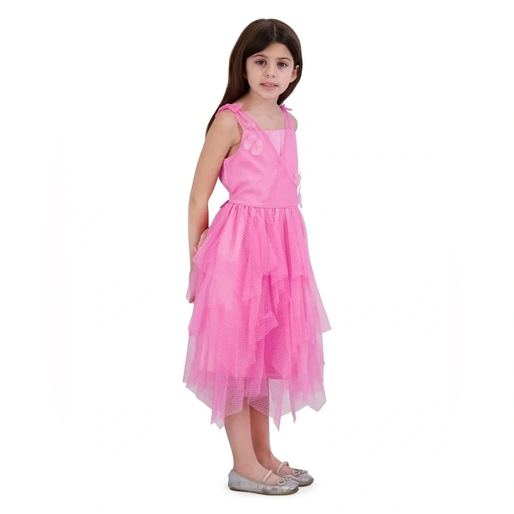 Kensie Girl tulle dress butterflies gown Sleeveless 3D Butterfly toddler long